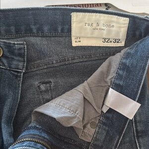 rag & bone Men's Blue Jeans